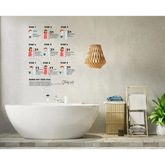 Witte vrijstaande ovaalbadkamer voor Sticky Wudu Kids, juiste manier gaan bidden